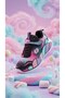 Daily Unisex Children's Black Pink Sports Shoes Sneaker Velcro Comfortable Lightweight Comfortable Durable 02