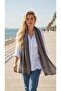 Beige Black Leopard Patterned Women's Shawl Animal Patterned Modern Casual Shawl - 5