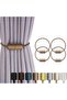 4 Pack Magnetic Curtain Tiebacks – Rope Curtain Holders for Drapes, Modern Decorative Tie