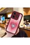 Tecno Spark 10 Pro Compatible Pink Gradient Heart Spider Web Patterned Silicone Case - 2