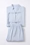 Chinese Buttoned Suit Y0157 - Baby Blue - 4