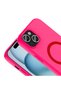 iPhone 15 Case Pastel Colorful Magsafe Camera Raised Silicone - 6