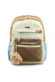 Premium Imported Waterproof Fabric Kindergarten Nursery Children's Daily Backpack Yellow Brown 110A - 7