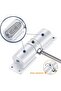 Door closer adjustable interior spring zinc alloy with screws/wrench. - 3