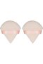 2 PCS Triangular Makeup Puff with Case, Cosmetic Setting Sponge for Liquid Foundation, Fac