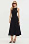 Stone Detailed Ribbed Maxi Dress - 2