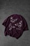 Men's Mürdüm Heavy Embossed Print Oversize Tshirt - 4