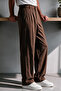 Vento Men's Premium Single Pile Detailed Linen Baggy Trousers - 4