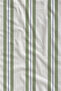 White Green Thin Vertical Stripes 70X150 Beach Towel - Digital Printed Bath Towel - 2