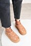 Taba Suede Stretch Women's New Season Mini Boots with Dense Wool Embroidery Inside - 3