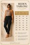 Women's Plus Size Inside Waist Elastic Leg Slit Pearl Detail Ankle Length Lightly Stretchy Regular Waist Woven Fabric Pants - 4
