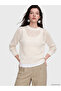 Lcw Modest Crew Neck Openwork Women's Knitwear Sweater