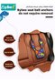 Child Seat Belt Adjuster, Kids Seatbelt Cover Pads for Neck Support, Car Safety Travel Harness Protector, Adjustable Shoulder Positioner Strap, 40*30 CM - 7
