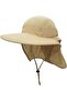 Sun hat with neck protection UPF50+ dark blue. - 2