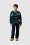 Boy's Dark Green Tracksuit Top