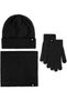 Winter Outfit - Adult Knit Hat, Touchscreen Gloves, and Neck Warmer - Fleece Lined - Thick Fleece Hat, Scarf, and Gloves