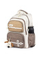 Premium Imported Waterproof Fabric Multi-Compartment School, Sports, Travel, Laptop Backpack Mink 11A - 5
