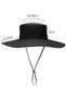 Waterproof fisherman hat khaki UV outdoor fishing. - 3