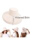 This women's sun hat offers UPF 50+ UV protection, is foldable, and has a wide brim suitable for women with larger head circumferences - 4