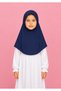Girls’ Pink Khimar Hijab – Modest Islamic Head Covering for Girls, Full-Coverage Muslim Hijab