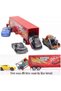 Lightning McQueen Mack Truck & 6 Die-Cast Cars Toy Set – Pixar Cars 3 Collectible Racing Vehicles | Portable Carrier Truck Playset | Best Birthday, Eid & Christmas Gift for Boys & Kids Ag - 6