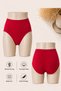 Women's Bato Panties Ribbed Bamboo Panties 2405 - High Waist Soft and Comfortable Underwear - 6 Pcs - 3