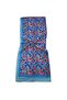 Floral Pattern Glamour Shawl Baby Blue 54275