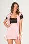 Aconcept Powder Velvet Dressing Gown & Nightgown Set 2-Piece - 1430 - (113433) Size L - 2