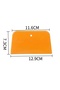 Window film application kit - 3-piece plastic squeegee scraper set - orange - 3