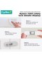 6-Piece Baby Safety Locks, Kids Security Locks Set, Adjustable Children Safety Locker for Freezer, Cabinet, Drawers, Door, 3M Adhesive Pads, No Drilling, Ideal for Toddlers Children and Kids - 4