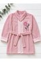 100% Cotton Baby Kids 0-2 Years Old Towel Bathrobe Slippers Set of 5 - 3