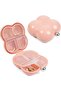 Mini travel jewelry box cloud pink transparent car decor. - 2