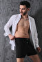 Shock Men's Cotton Buttoned Terry Waist Boxer 3-Pack - 3