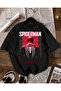 Spider Printed Unisex Oversize T-Shirt