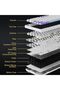 لوحة مفاتيح ميكانيكية لاسلكية Ajazz AK820 Pro مع شاشة TFT ومقبض - 5