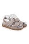 Women's Sandals Daily Genuine Leather Double Strap Anatomical Flat Sole Buckle 26Y-5170 - 3