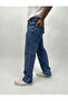 Men's Blue Baggy Fit Lycra-Free Comfortable Cut Jeans - 2