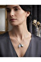 316L Steel Chain Silver Color Drop Bud Model Necklace - 2