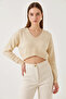 Women's Knitwear Ecru Sweater - 2
