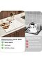 Kitchen Mat Stone Dish Drying Mat Big Size 24"L×16"W Square Foldable Fast Dry Super Absorbent Diatomaceous Earth kitchen Mats Ideal for countertops, plates, cups, chopsticks and cutlery. - 6