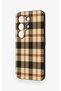 Tecno Camon 50 Pro 4g Compatible Cream Plaid Pattern Silicone Case - 4