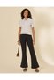 Women Grey Mel Polo Knit Pullover - 5