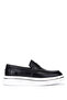 Men's Genuine Leather Black Loafer Shoes