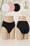 Women's Bamboo Ribbed Bato Panties 6 Pieces High Waist Soft Flexible Comfortable Daily Underwear - 3
