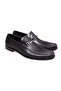 Black Color Laceless Genuine Leather Men's Shoes