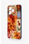 Realme C53 Compatible Orange Lily Patterned Silicone Case - 4