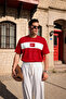 Turkey Red White Cotton Tshirt