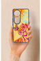 Vivo V40 Compatible Tiger of the Sun Patterned Silicone Case