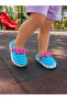 Akınalbella Girls' Mint Ribbon Closed-Toe Slippers - 2