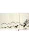 Chinese New Year Fire Horse Woodcut Striped Notebook 13X21 cm Hard Cover Without Box - 4